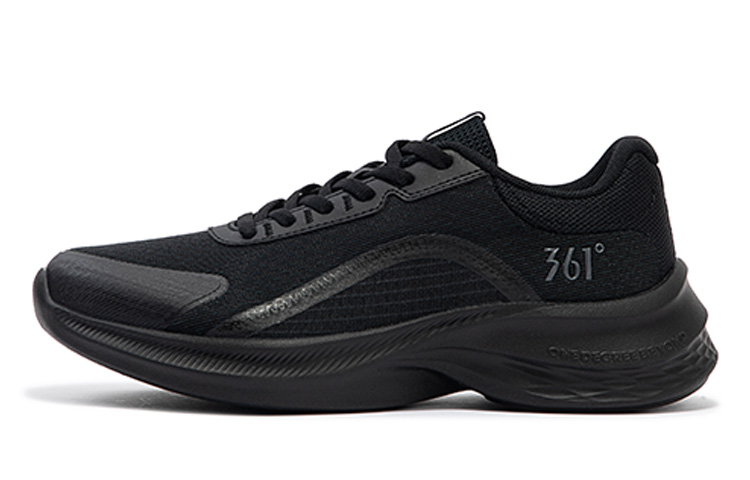 361° Shock Absorbers Slip Resistant, Abrasion Resistant, Breathable Low Top Running Shoes Women's Black Gray