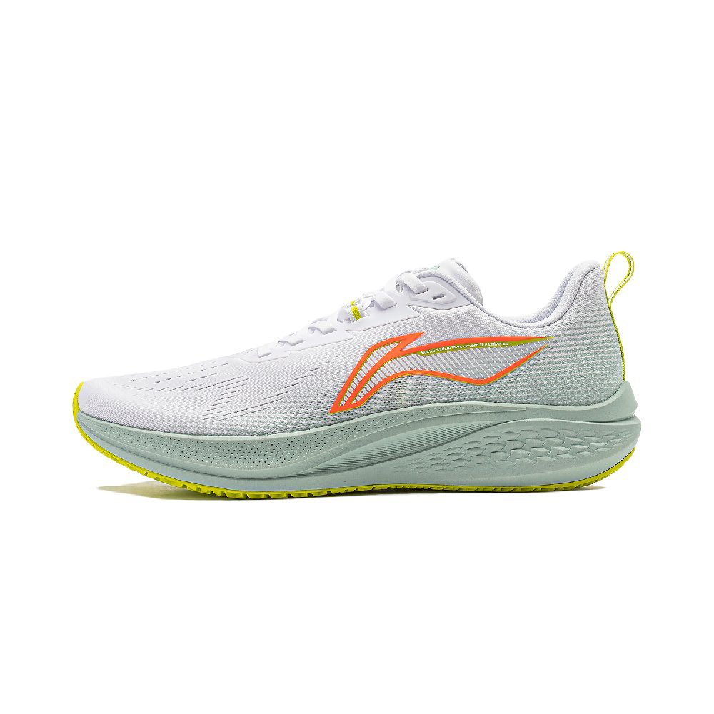 LiNing Red Hare 7 Cushioned Slip-Resistant Lightweight Rebound Low-Top Running Shoes Men's Standard White