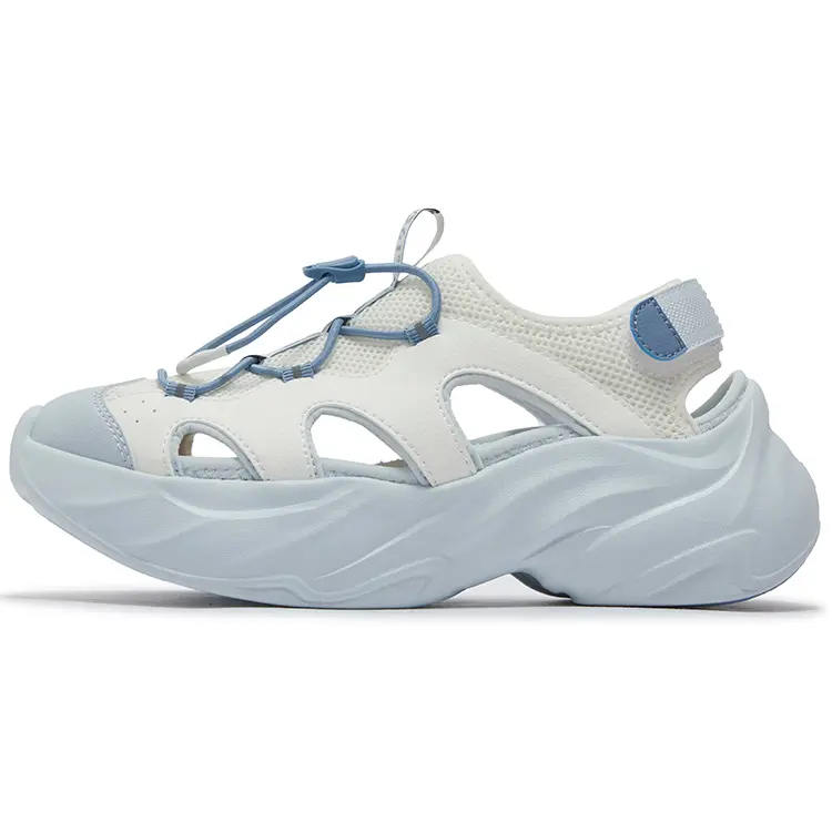 361° Glutton Shoes Slip Resistant Abrasion Resistant River Trekking Shoes Women's Glass Blue