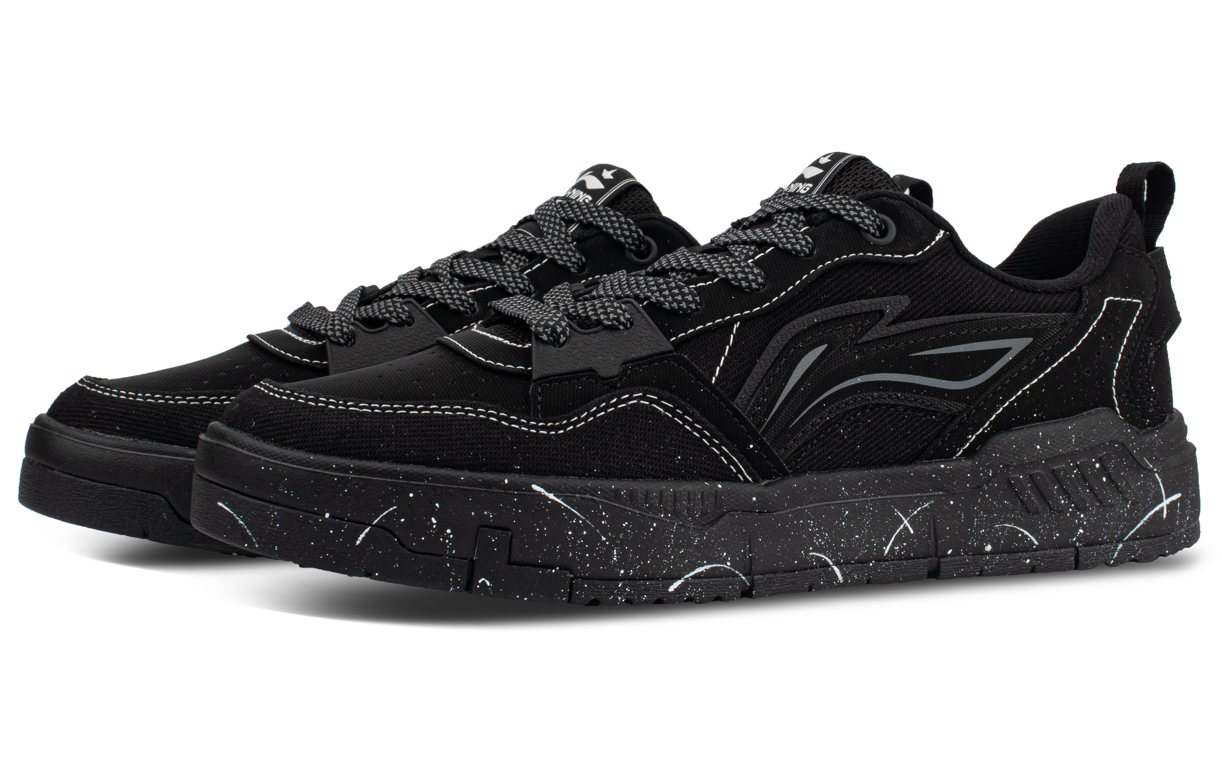 LiNing Yuan Chu Thermal Cushioning Coverage Low Top Skateboard Shoes Men's Black купить в интернет-магазине Yoocart с быстрой доставкой по России.