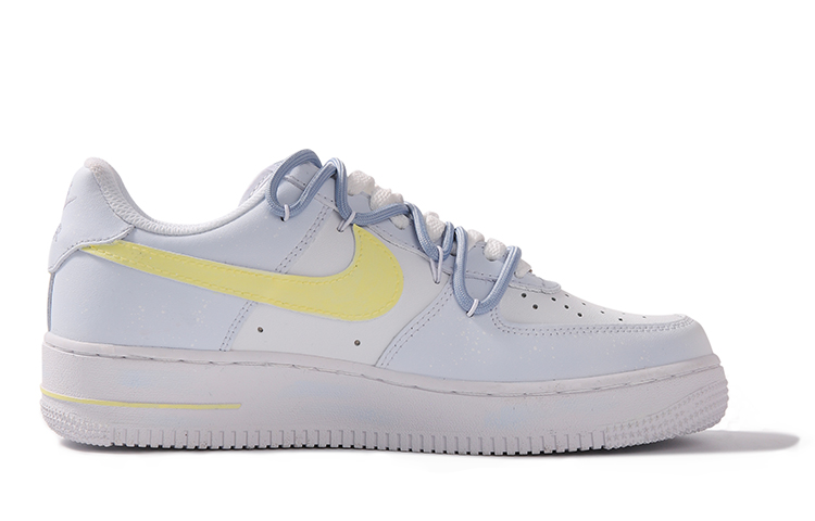 Nike Air Force 1 Low Low-Top Skateboard Shoes Women's White Blue купить в интернет-магазине Yoocart с быстрой доставкой по России.