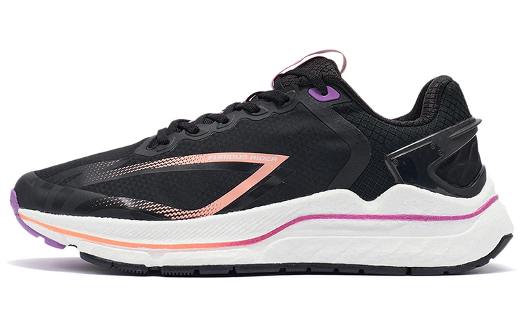 LiNing Furious Rider 5.0 Anti-Slip And Wear-Resistant Lightweight Low-Top Running Shoes Black Pink Purple