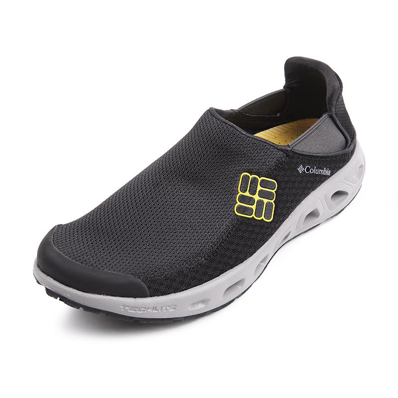 Columbia Cushioned Slip-Resistant Breathable Lightweight Low-Top Casual Shoes Men's Black Gray Color