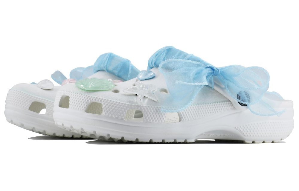 Crocs Classic Clog SDS Pearl Shell Clogs Unisex White