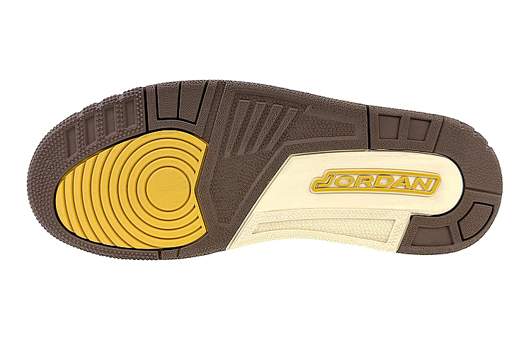 Jordan Legacy 312 Cushioned Wear-Resistant Slip-Resistant High-Top Vintage Basketball Shoes Men's Yellow White Green