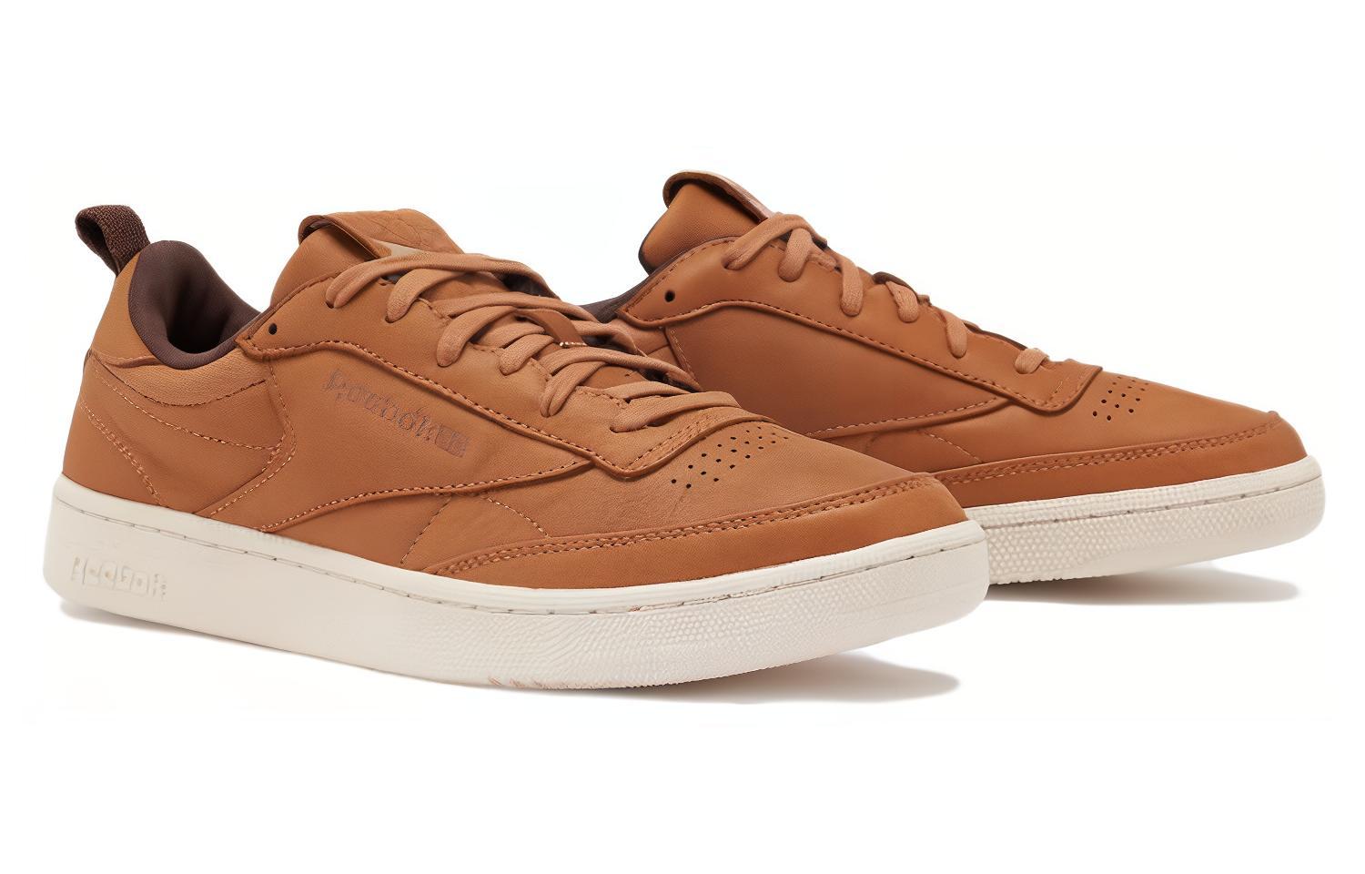 Reebok Club C 85 Premium Leather 'Brown' купить в интернет-магазине Yoocart с быстрой доставкой по России.