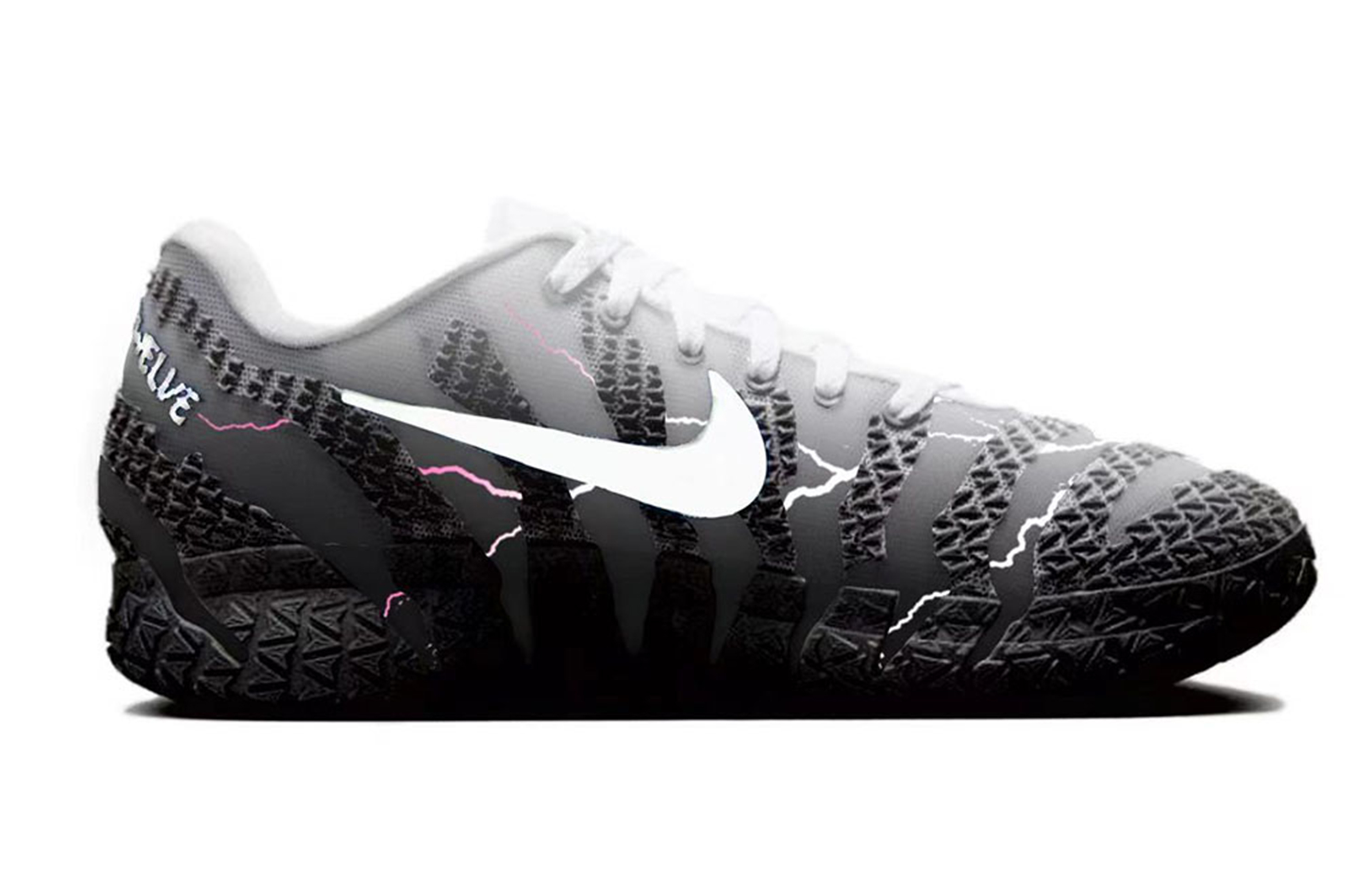 Nike Ja Morant 3 Lightning Neon Abrasion Resistant Low top Basketball Shoes Unisex Black Pink