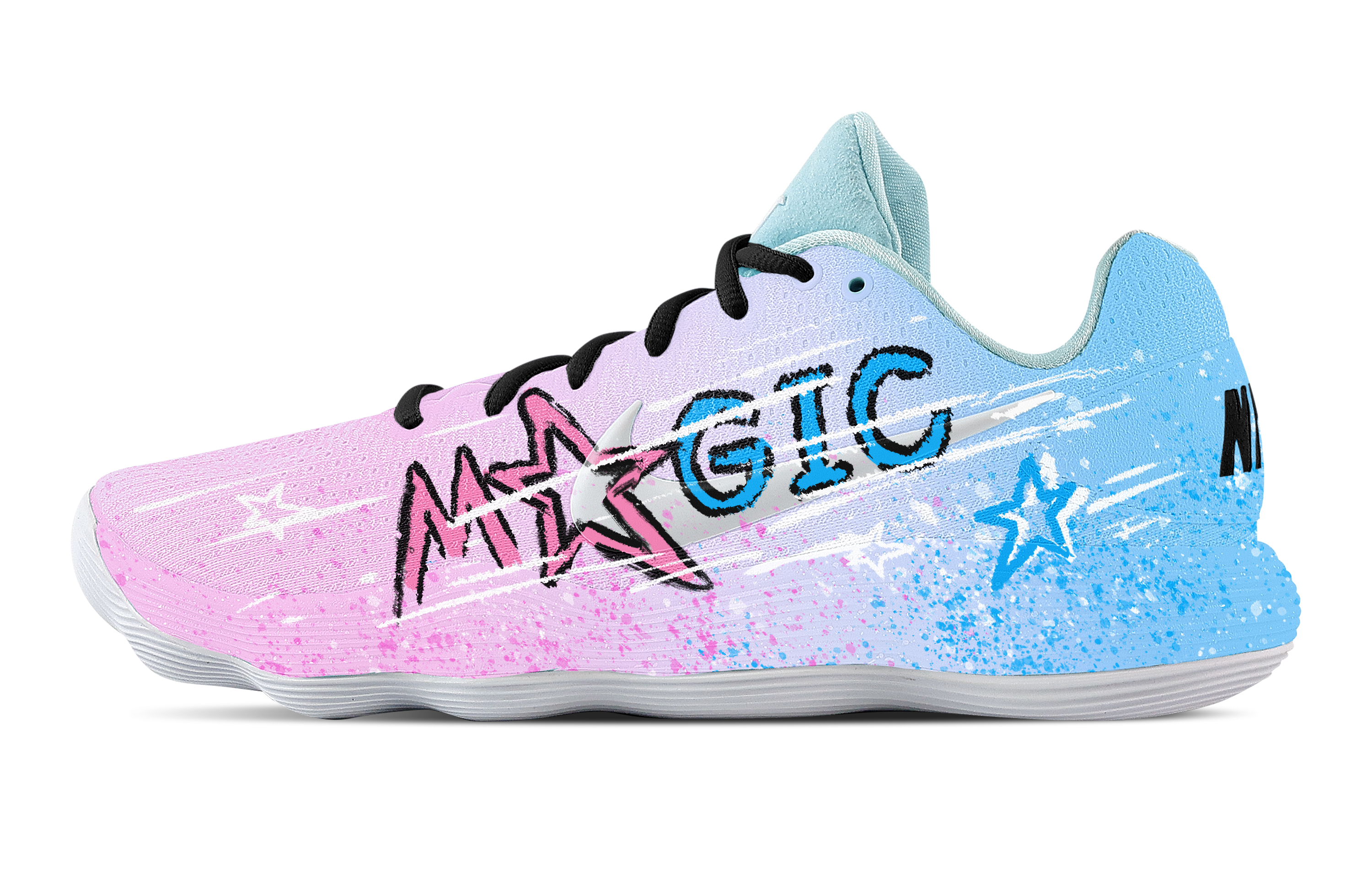 Nike Hyperdunk 2017 Starry Path, Heart Box Cushioning Coverage Support Low top Basketball Shoes Men's