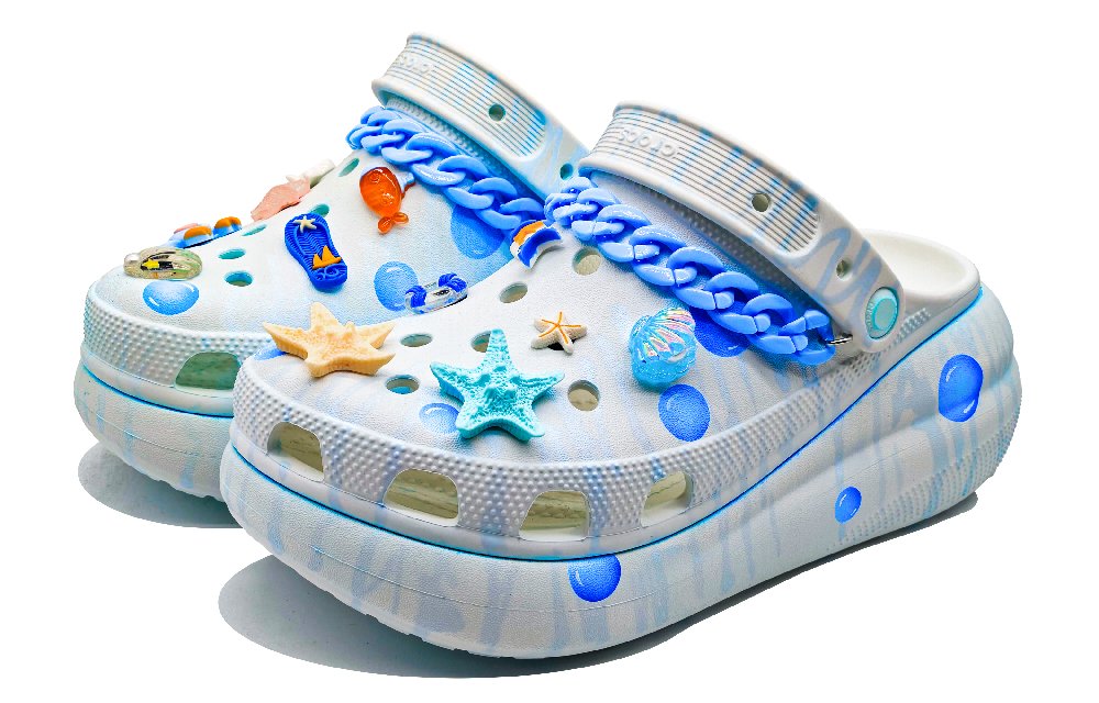 Crocs Crush Clog Clogs Unisex Blue White