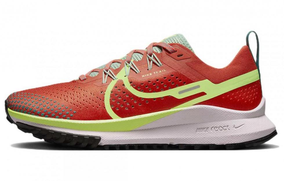 Nike React Pegasus Trail 4 Mantra Orange Enamel Green Bicoastal Ghost Green Women's