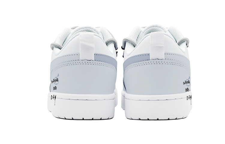 Nike Court Borough Low-Top Skateboard Shoes Women's White Gray купить в интернет-магазине Yoocart с быстрой доставкой по России.