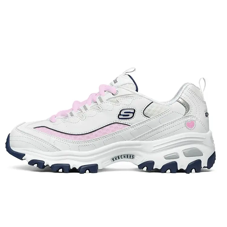 Skechers D'LITES 1.0 Little White Bear Slip Resistant And Breathable Coverage Low Top Chunky Sneakers Women's White купить в интернет-магазине Yoocart с быстрой доставкой по России.