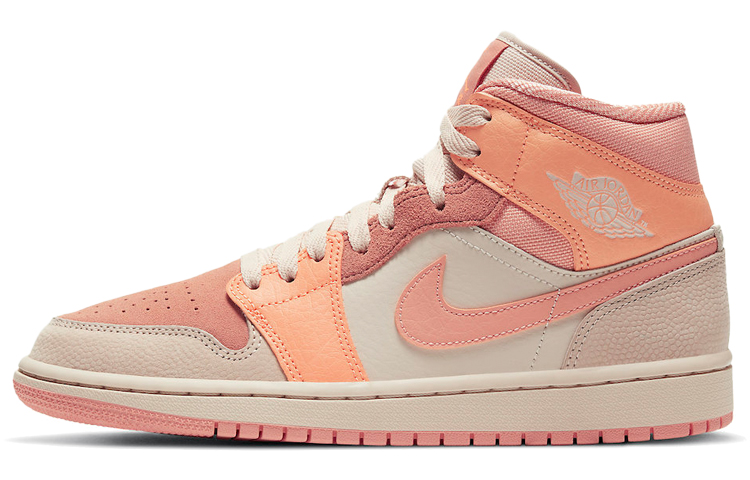 Air Jordan 1 Mid 'Apricot' Women's