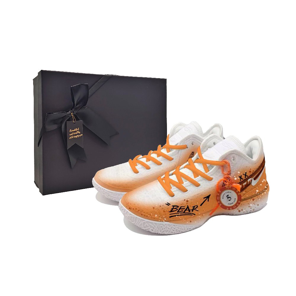 Nike LeBron NXXT Gen Zoom LeBron NXXT Gen Anti Slip Wear Resistant Low Top Basketball Shoes Men's Orange