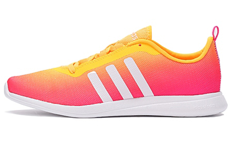 Adidas Neo Cloudfoam Pure Sneakers 'Pink Yellow' Women's