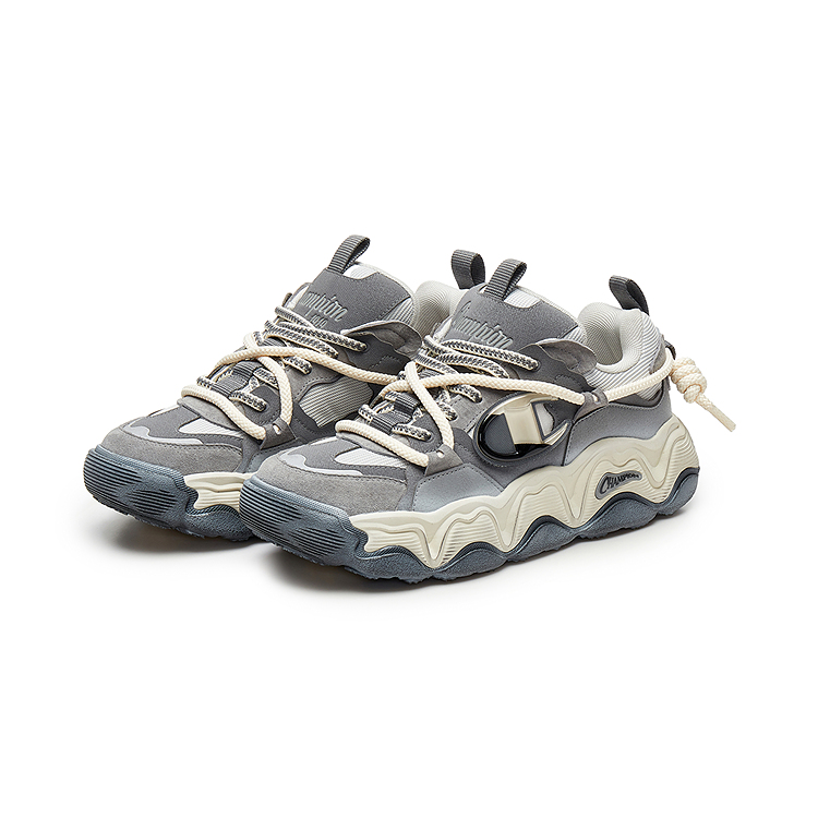 Champion Lava Cake Champ Lava Low-Top Casual Shoes Men's Autumn Moon Gray/Smoke Gray