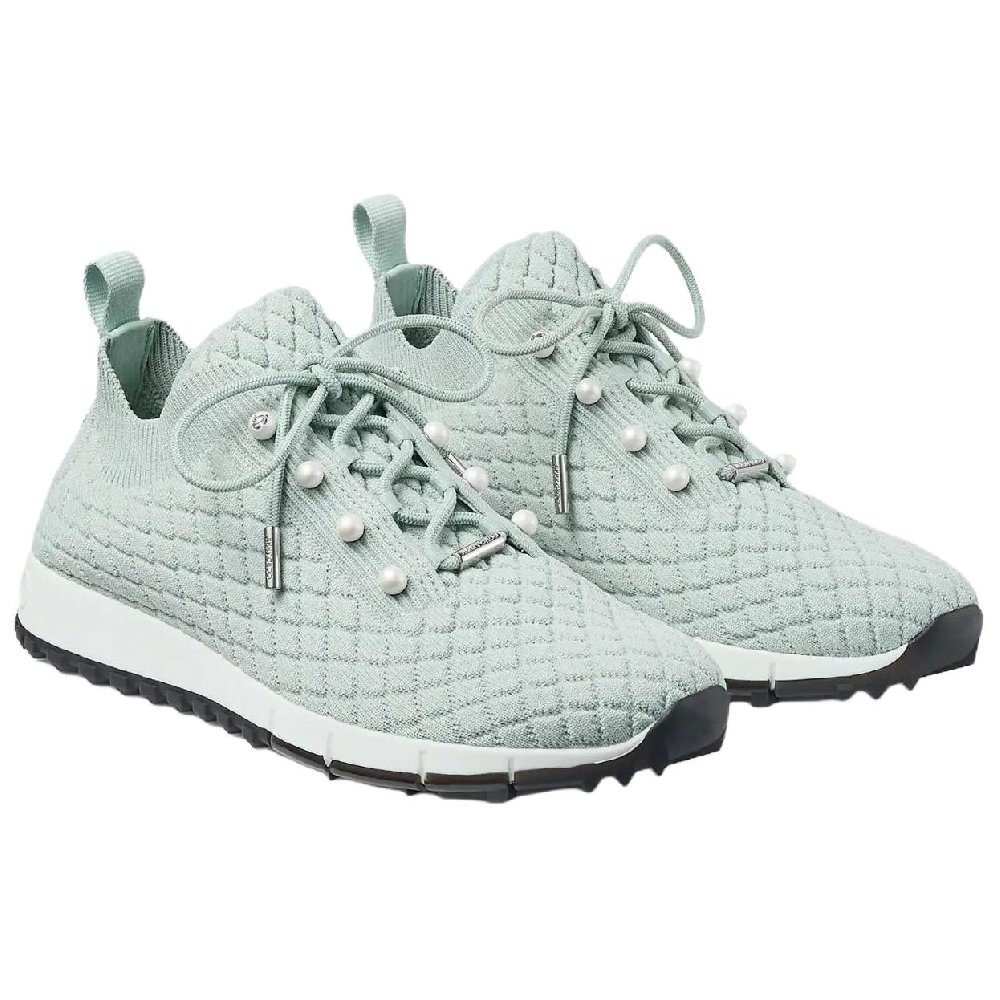 Jimmy Choo Veles Low Top Casual Shoes Women's Light Teal