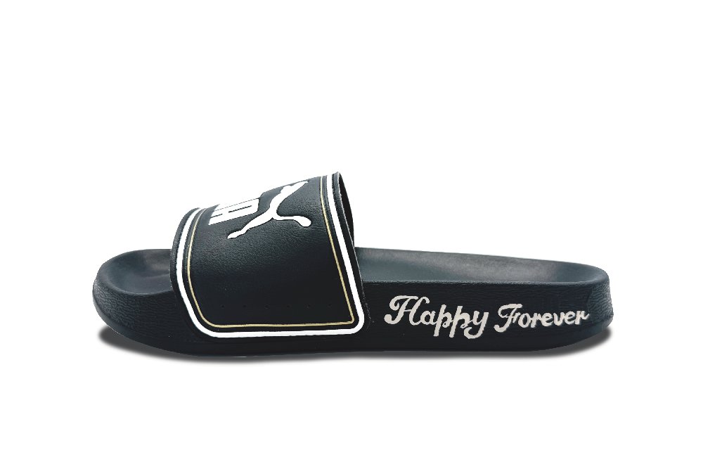 PUMA Slip Resistant Slide Slippers Unisex Black