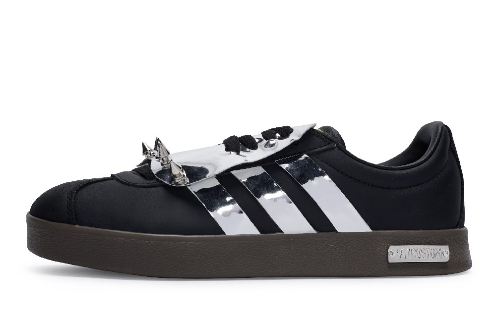 Adidas Neo Vl Court 811 Manufacturing, The Story Of Hardware Low Top Skateboard Shoes Unisex Black Silver