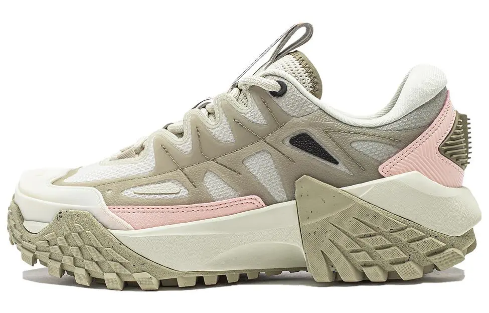 LiNing CF Linchuan FW Shock Absorbers Slip Resistant Abrasion Resistant Low top Casual Shoes Women's Elm Branch Green