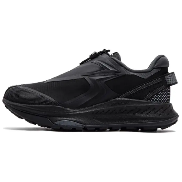 361° Military Sunset Series Cushioning Wear-Resistant Low-Top Running Shoes Men's Black
