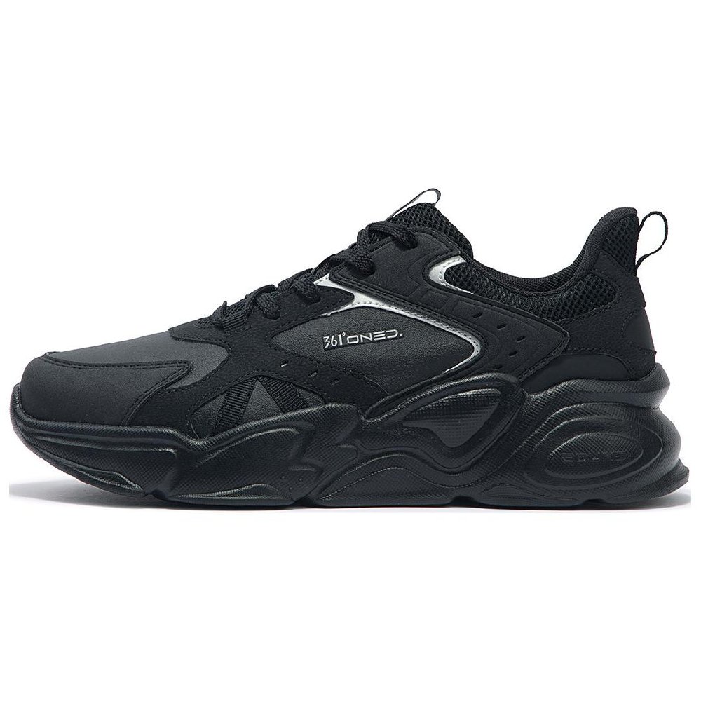 361° Wear-resistant And Lightweight Low-Top Casual Shoes Men's Black