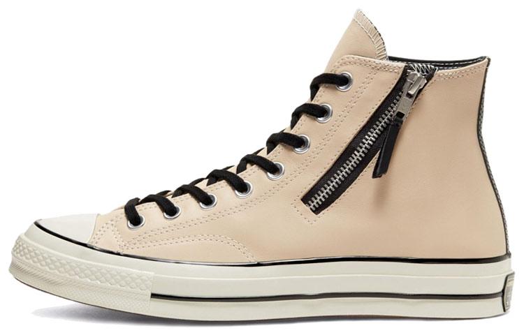 Converse Leather Side Zip Chuck 1970s