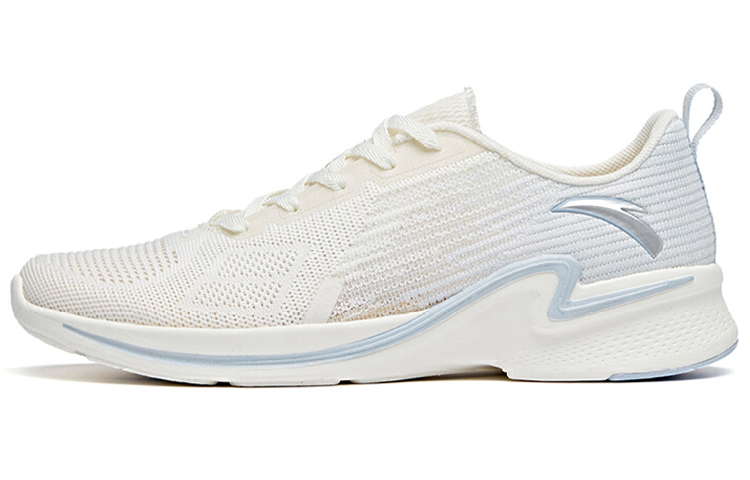 Anta Hydrogen Run II Cushioned Wear-Resistant Slip-Resistant Low-Top Running Shoes Women's White