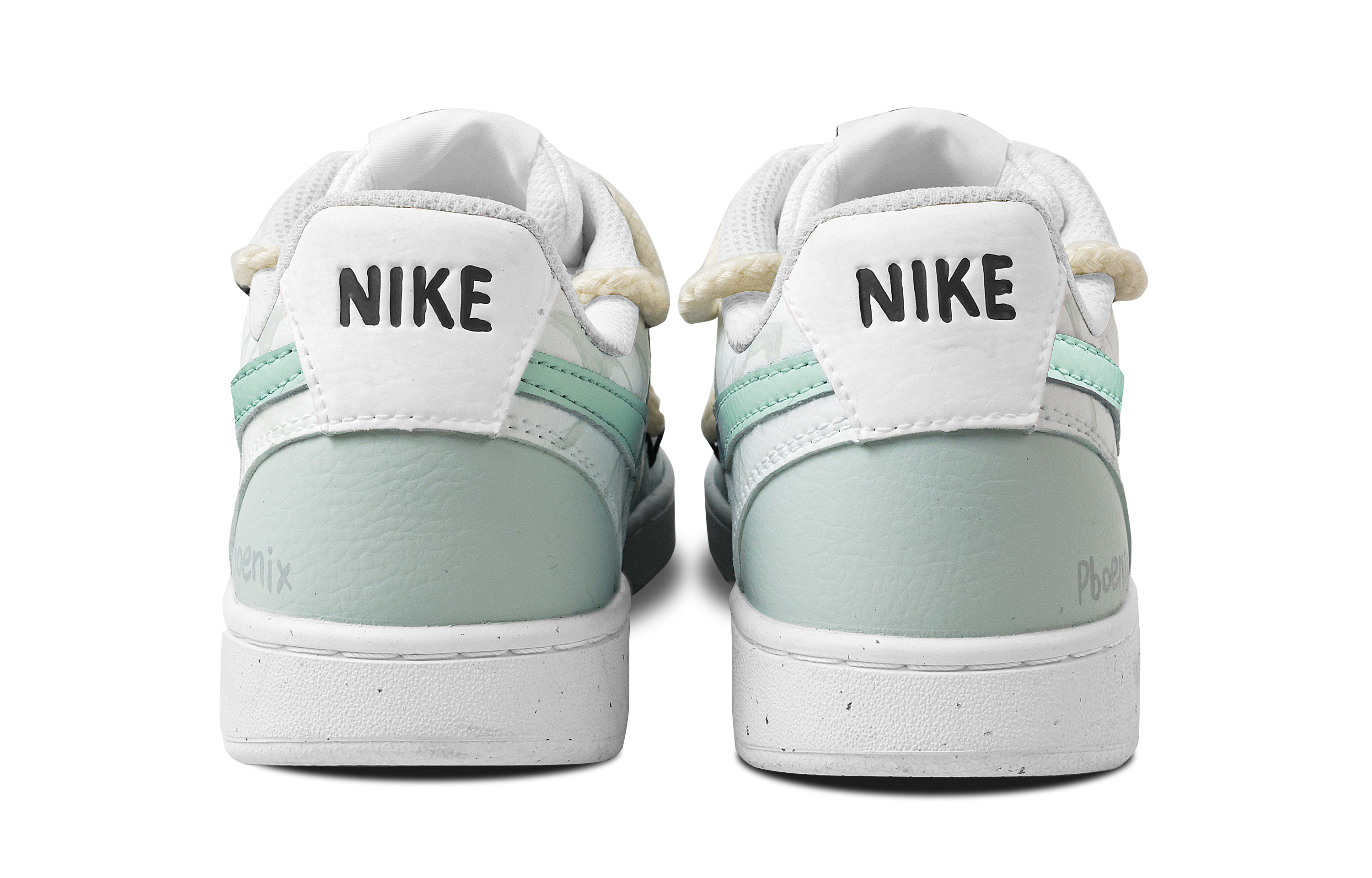 Nike Court Vision 1 The Utmost Of Jishui Anti Slip Wear Resistant Low Top Skateboard Shoes Men's White Green купить в интернет-магазине Yoocart с быстрой доставкой по России.