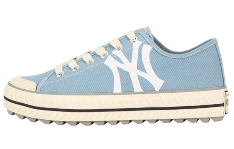 MLB Playball New Chunky Canvas Shoes Unisex Low-Top Blue