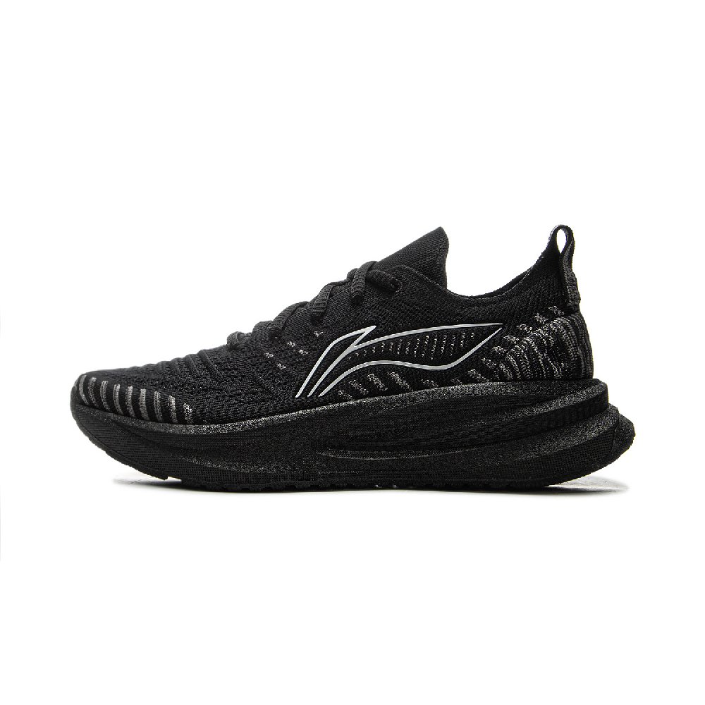 LiNing Comfortable Cushioning Anti-Slip Wear-Resistant Breathability Low-Top Running Shoes Men's Black