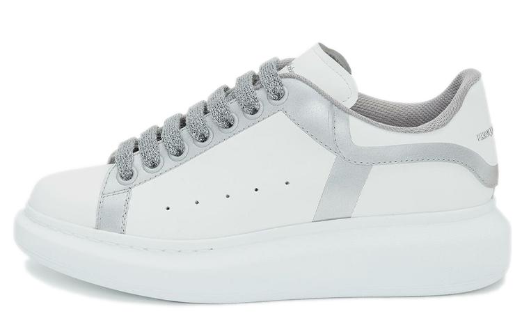 Alexander McQueen Oversized Sneakers 'White Silver' Women's