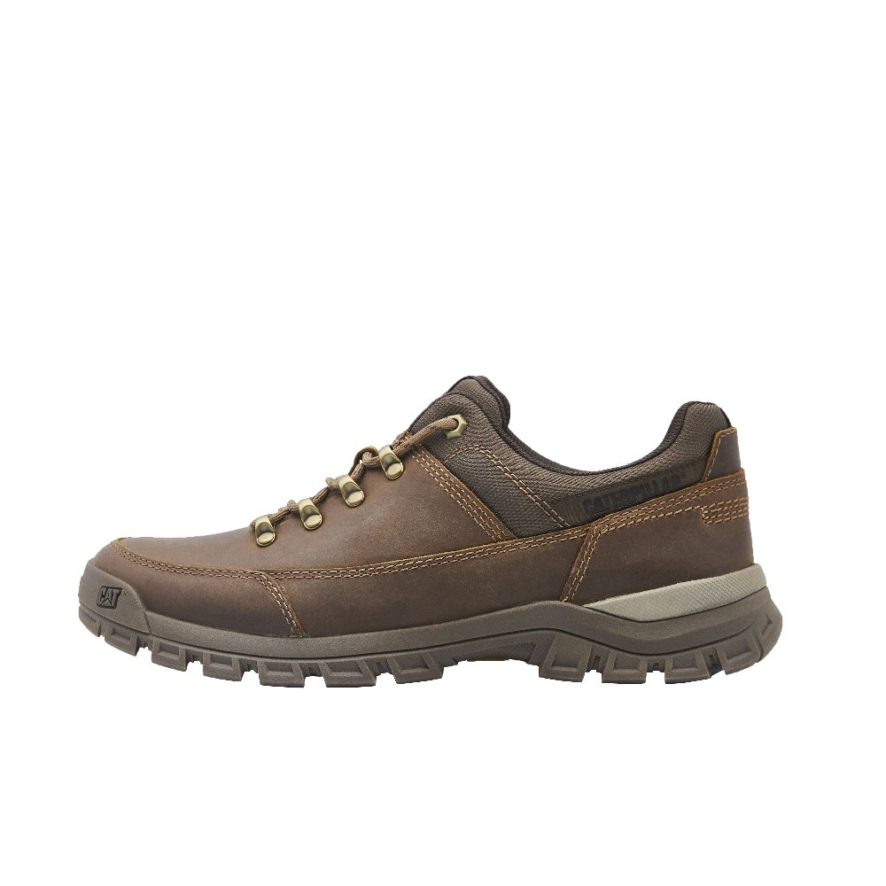 CAT Low-Top Casual Shoes Men's Brown