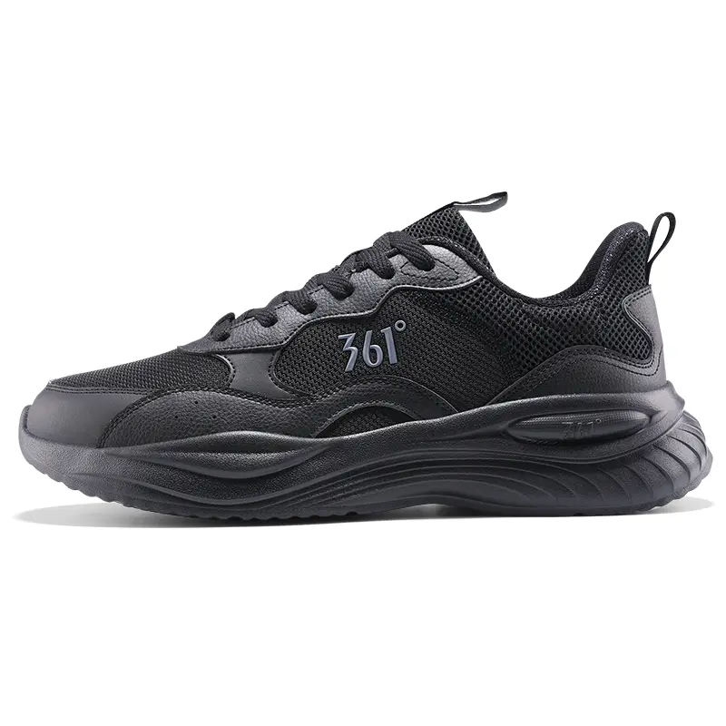 361° Stroll Durable Breathable Lightweight Low-Top Casual Shoes Men's Obsidian Black