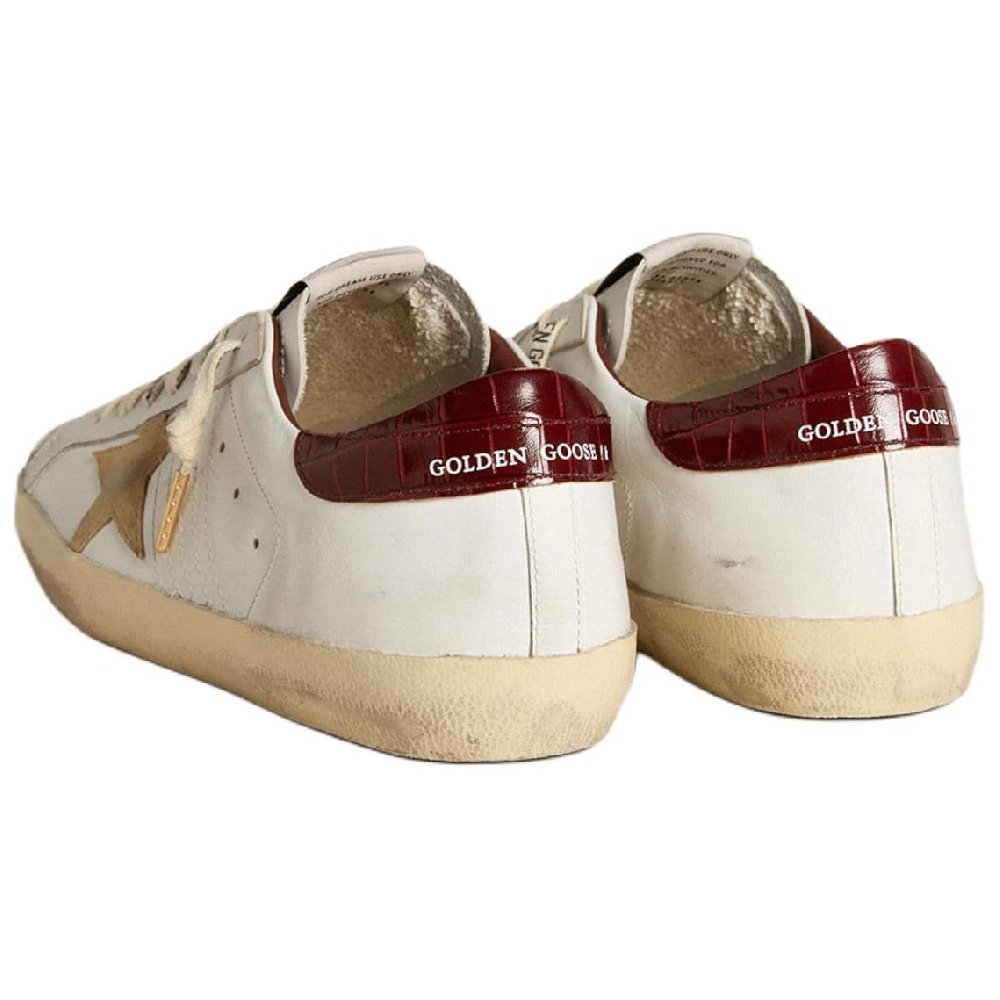 Golden Goose Super-Star Low-Top Skateboard Shoes Men's Beige