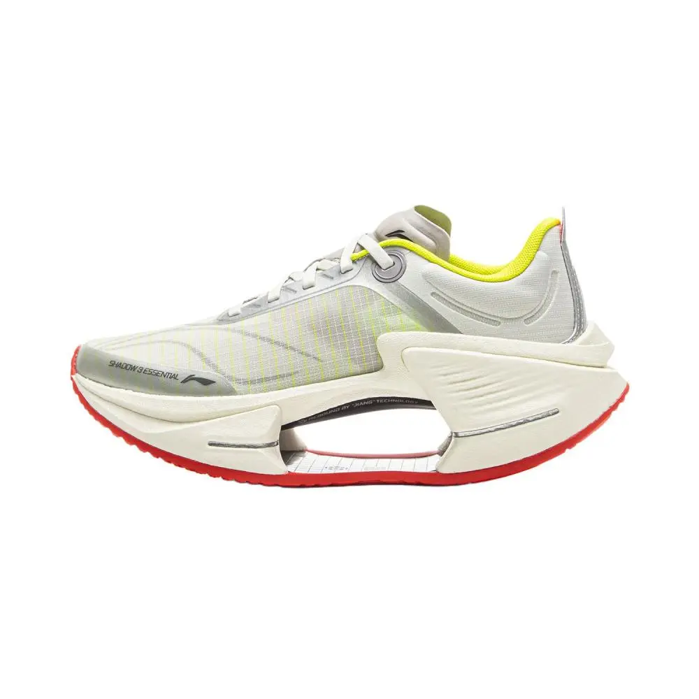 LiNing Shadow 3 ESSENTIAL Cushioning Support Rebound Low top Casual Running Shoes Women's Light Lime Silver