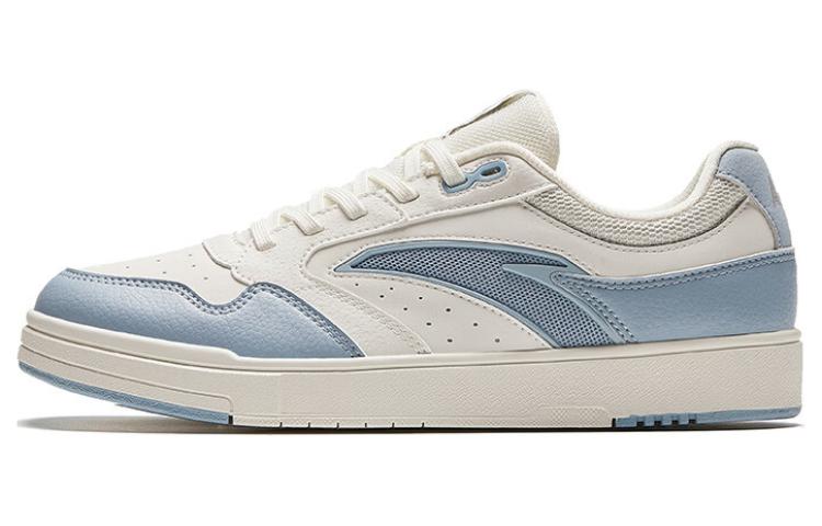 Anta Street Play GZ Slip Resistant Low Top Skateboard Shoes Women's White Blue