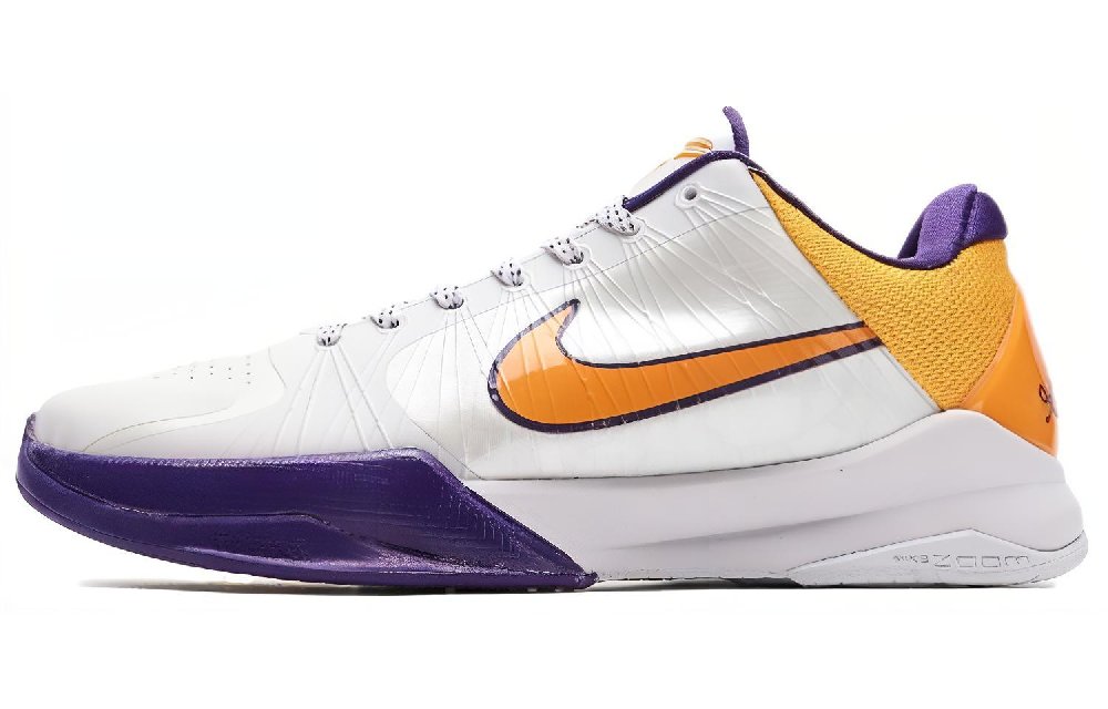 Nike Zoom Kobe 5 White/Golden/Purple
