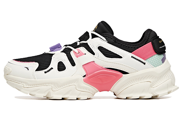 ANTA Casual Shoes Women's Low-Top White/Black/Pink