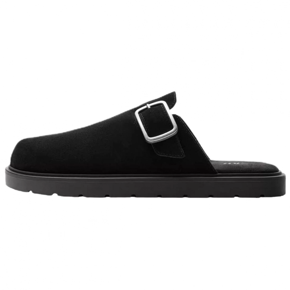ZARA Abrasion Resistant Closed Toe Slippers Men's Black