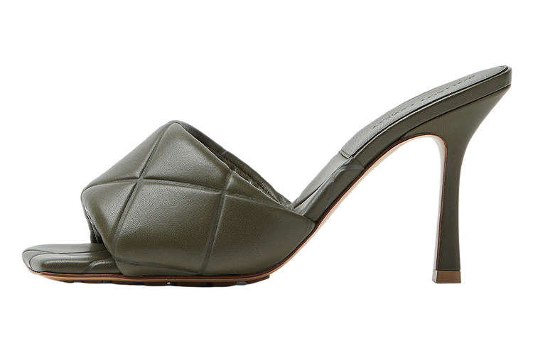 Bottega Veneta Lido Stylish Sandal Women's Khaki