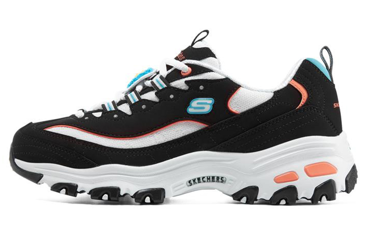 Skechers D'Lites 1.0 'Black White' Women's
