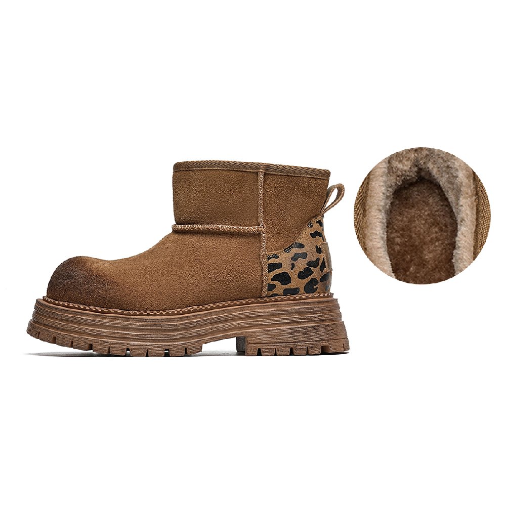 EBLAN Snow Boots Women's Yellow