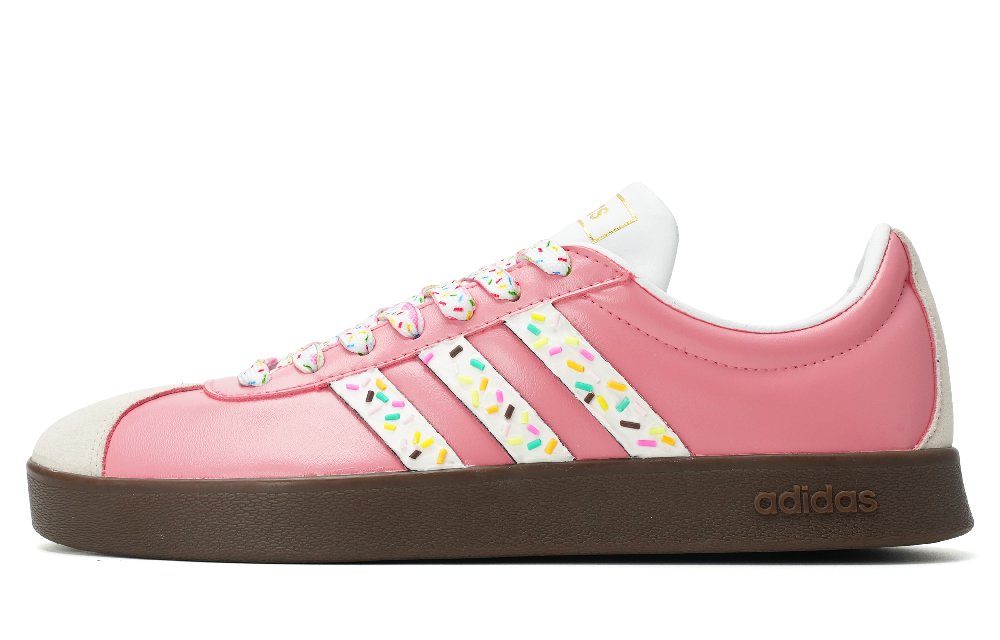 Adidas Neo Vl Court Skateboard Shoes Men Low-Top Pink