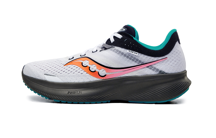 saucony Ride 16 'White Pink Gravel'