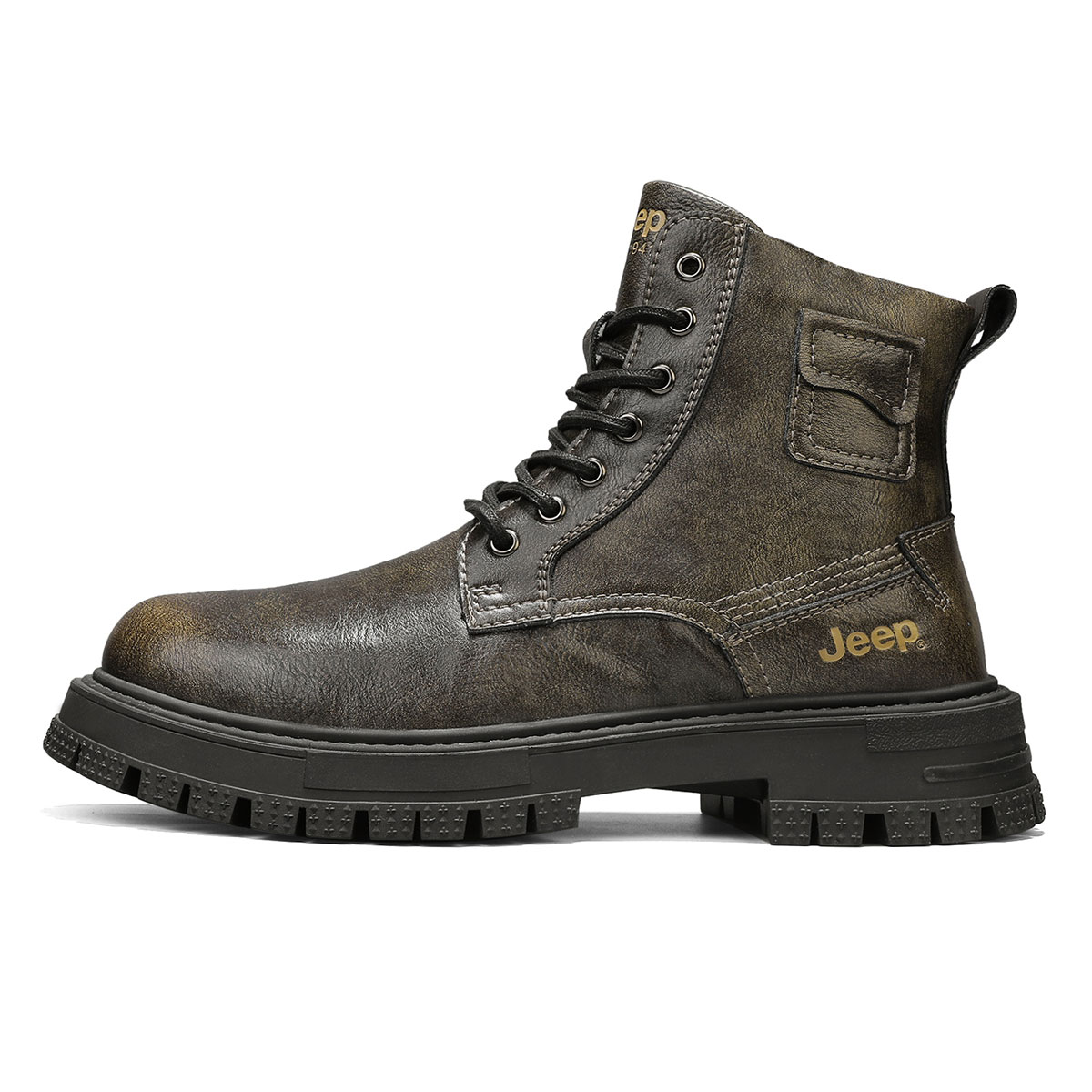 Jeep Short Martin Boot Unisex Khaki