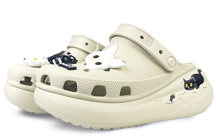Crocs Crush Clog Clogs Unisex Black White