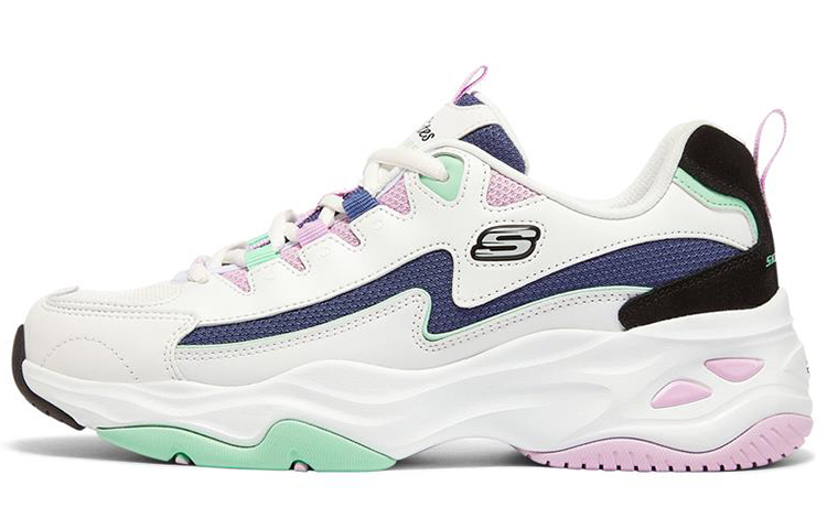 Skechers D'LITES 4.0 Low Top Casual Shoes Women's Multicolor