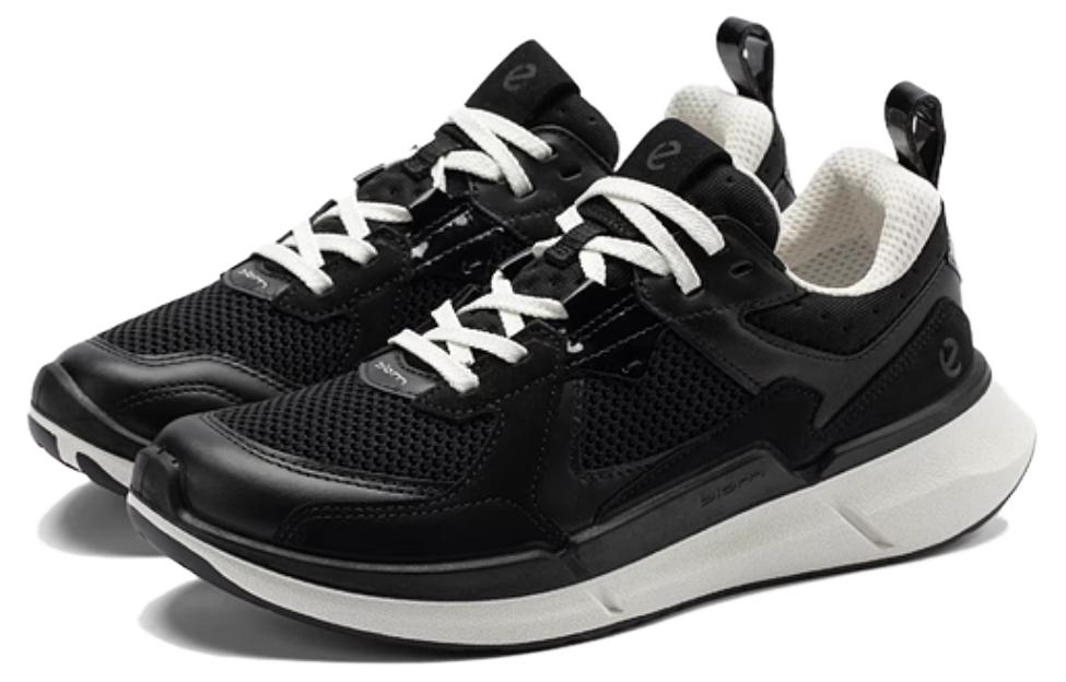 Ecco Abrasion Resistant Low Top Casual Shoes Women's Black