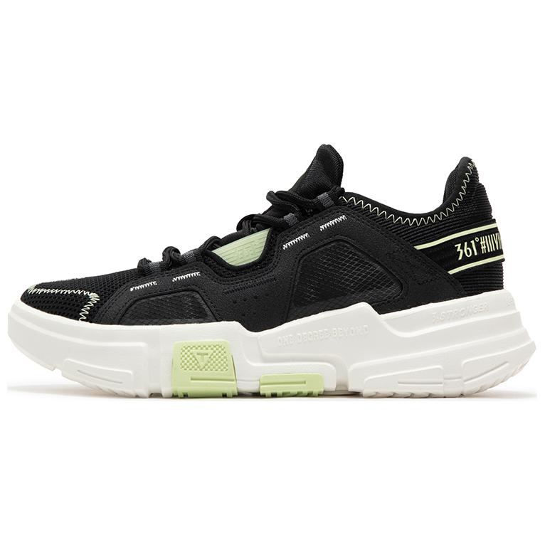 361° Anti-Slip Wear-Resistant Low-Top Casual Shoes Men's Black Green
